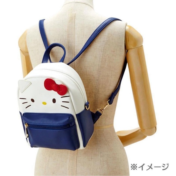 Hello Kitty Handbags - Hello Kitty SANRIO blue and White Backpack